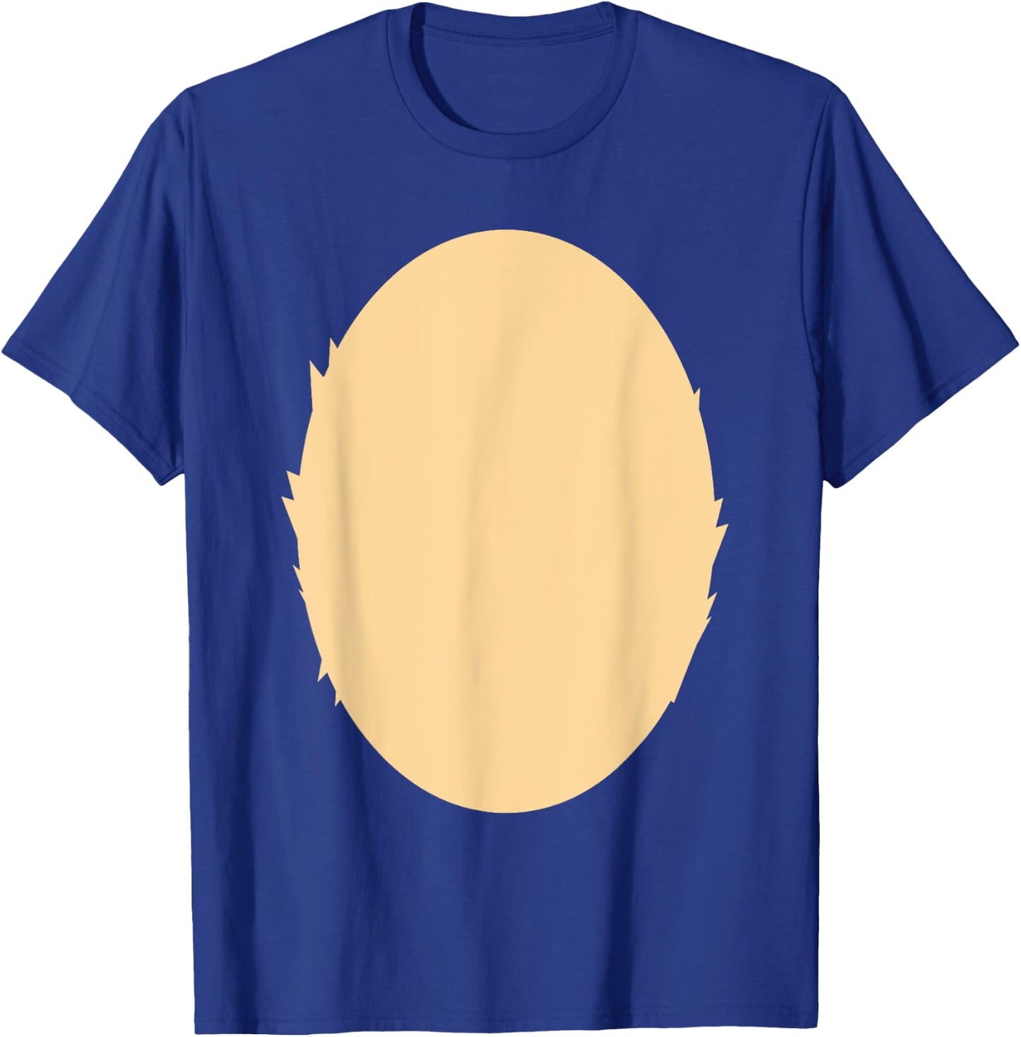 Bear Belly Lazy Halloween Easy Costume Funny Halloween T-Shirt - T-Shirt | Royal