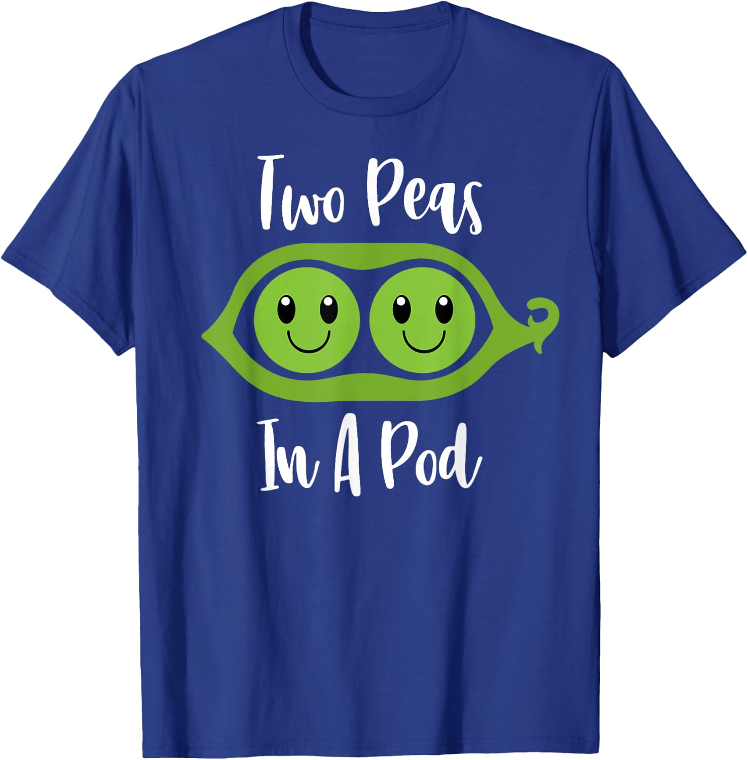 Two Peas In A Pod Couples Matching Best Friend Cute Veg T-Shirt - T-Shirt | Royal