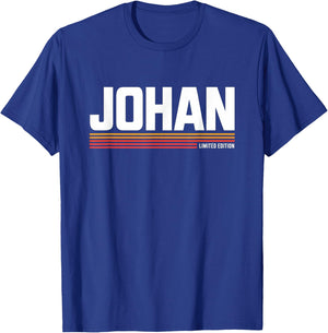Johan Limited Edition Vintage Custom Name Husband Grandpa T-Shirt - T-Shirt | Royal