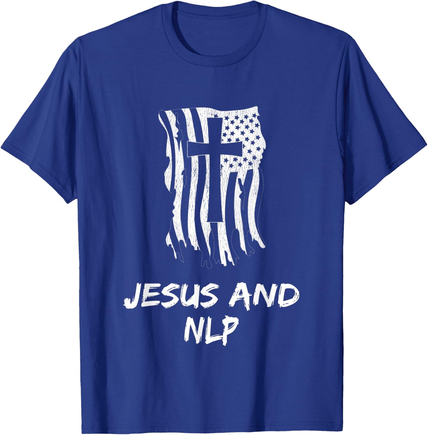 Jesus And NLP. Christian NLP Therapist T-Shirt - T-Shirt | Royal