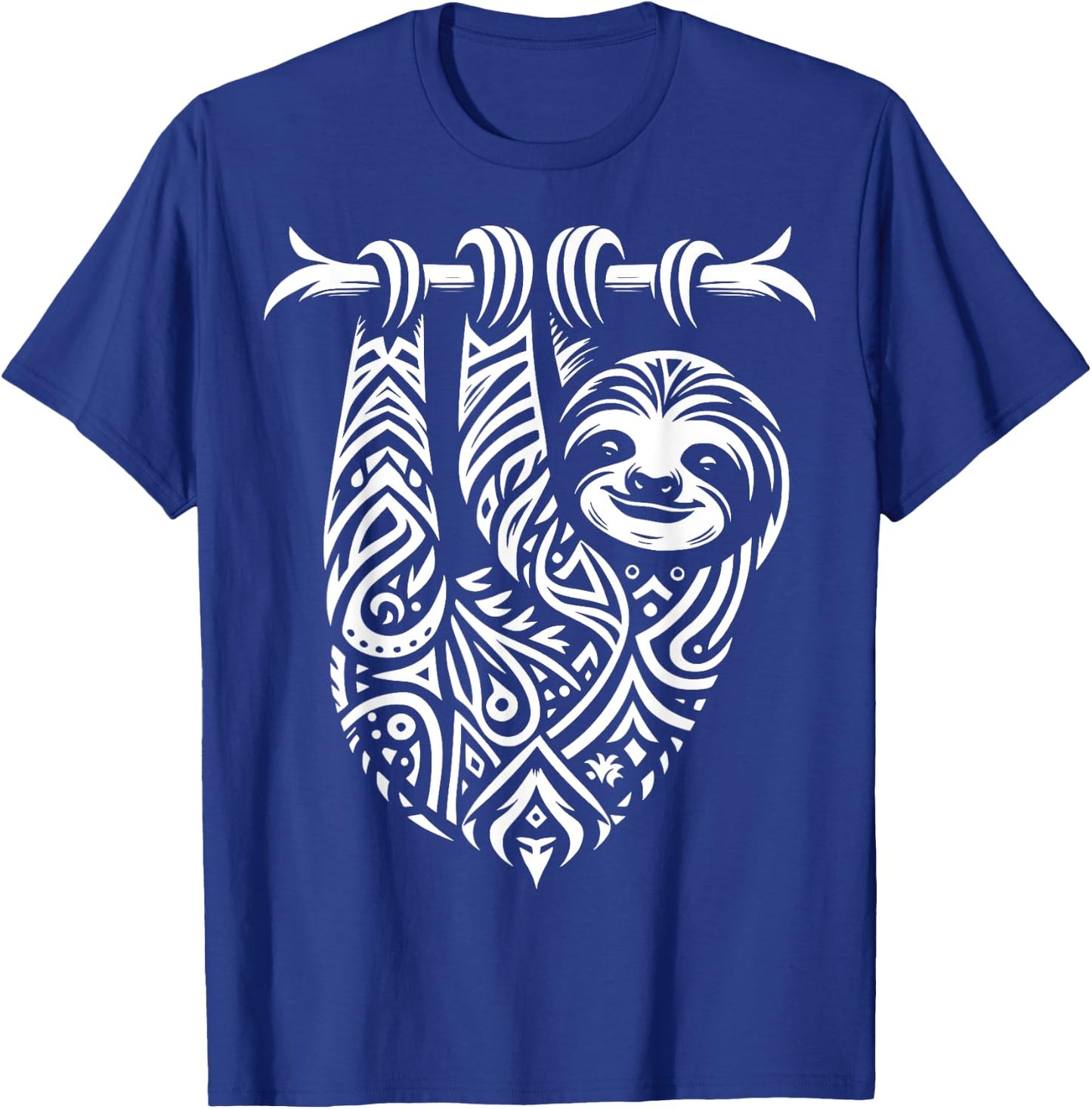 Tribal Three-Toed Sloth T-Shirt - T-Shirt | Royal