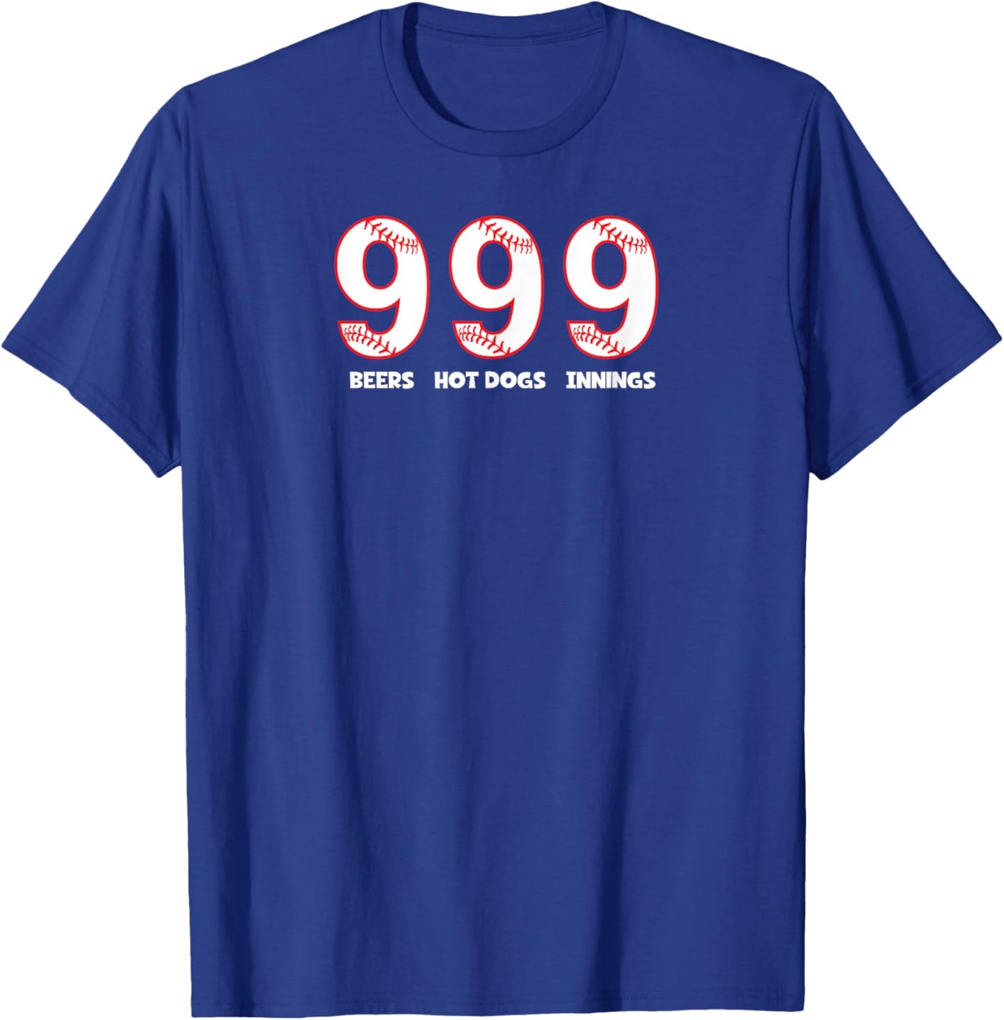 999 BASEBALL CHALLENGE, 9-9-9 challenge T-Shirt - T-Shirt | Royal