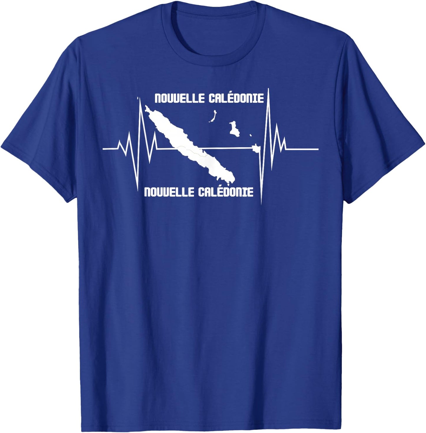 beautiful Gift graphic design map New Caledonia , Black, S T-Shirt - T-Shirt | Royal