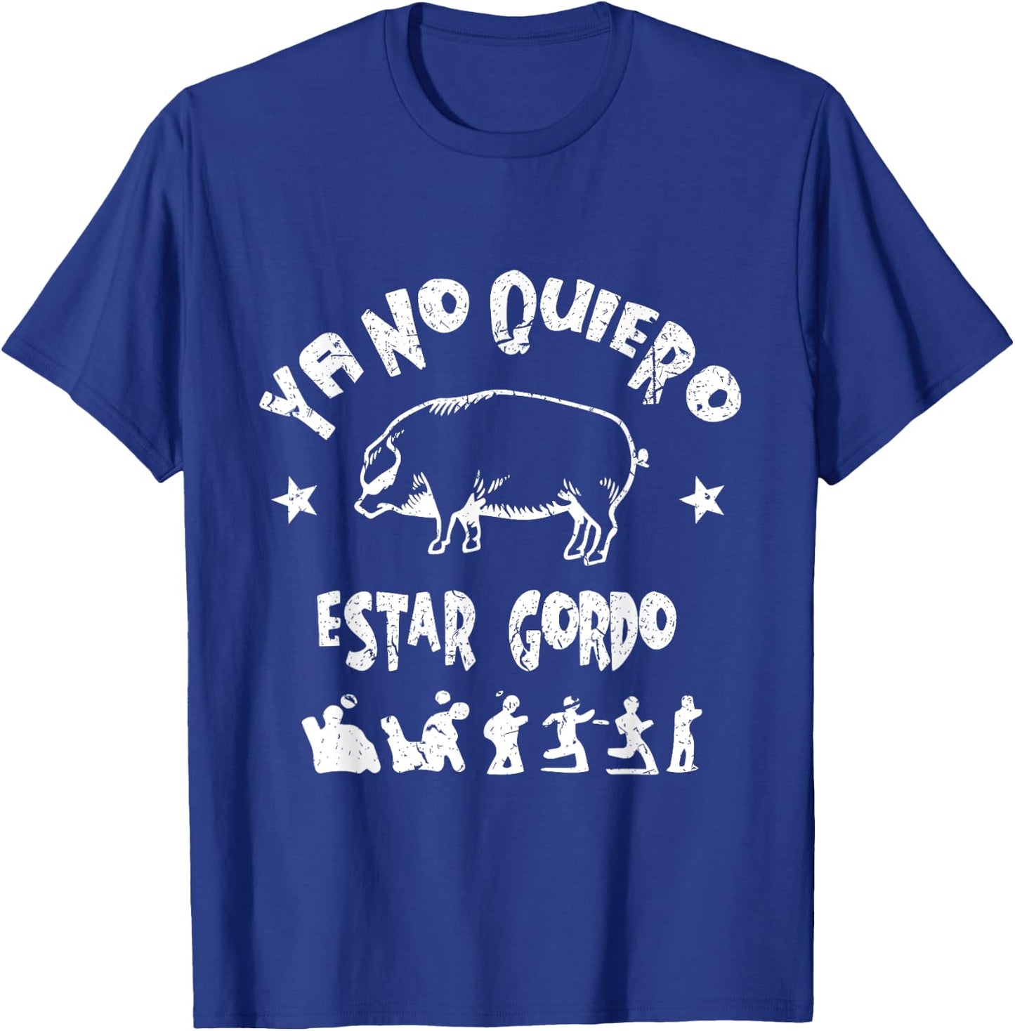 Vintage Ya No Quiero Estar Gordo T-Shirt - T-Shirt | Royal