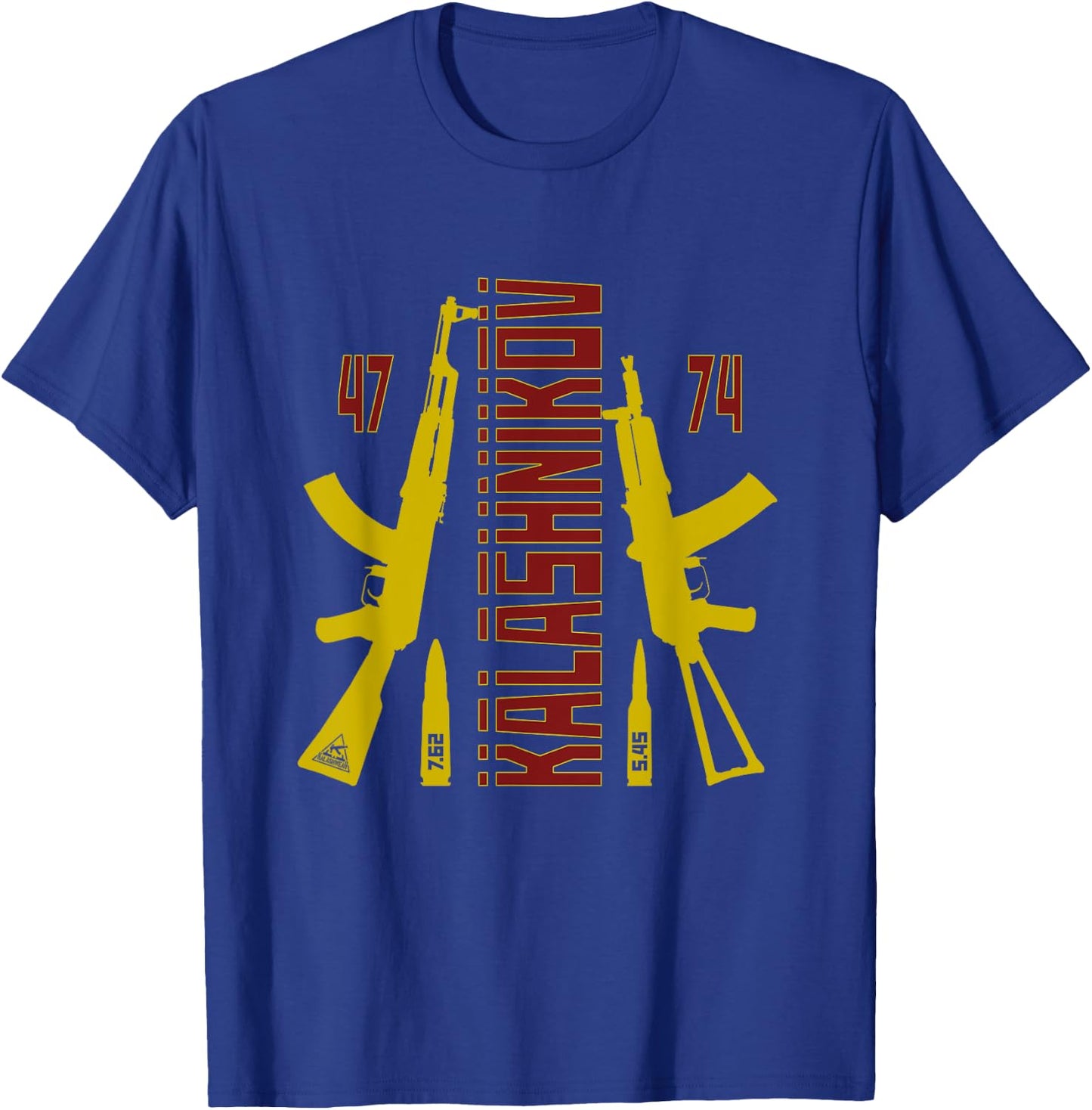 Kalashnikov 7.62 5.45 AK-47 AK-74 T-Shirt - T-Shirt | Royal