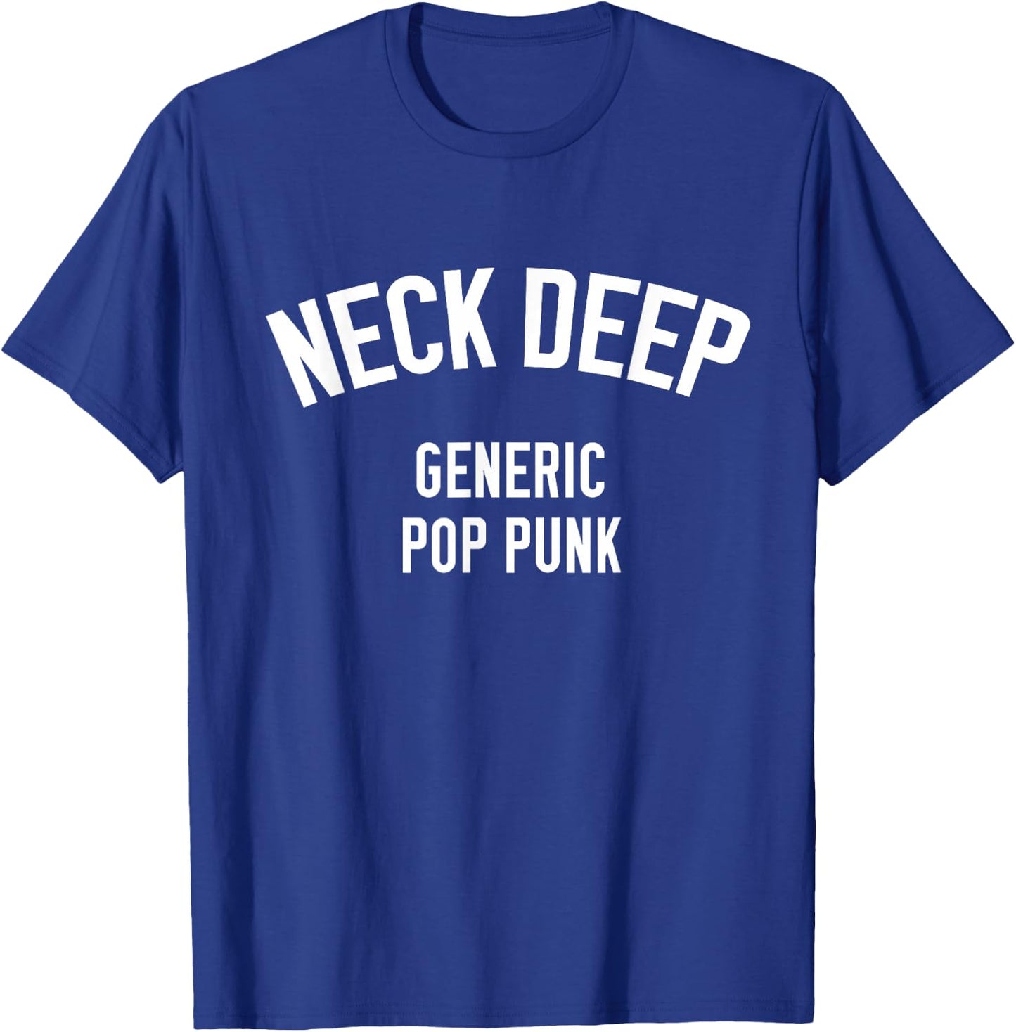 Neck Deep Generic Pop Punk T-Shirt - T-Shirt | Royal