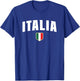 Italian Flag Italy Shirt Vintage Italia Boys & , blue T-Shirt - T-Shirt | Royal