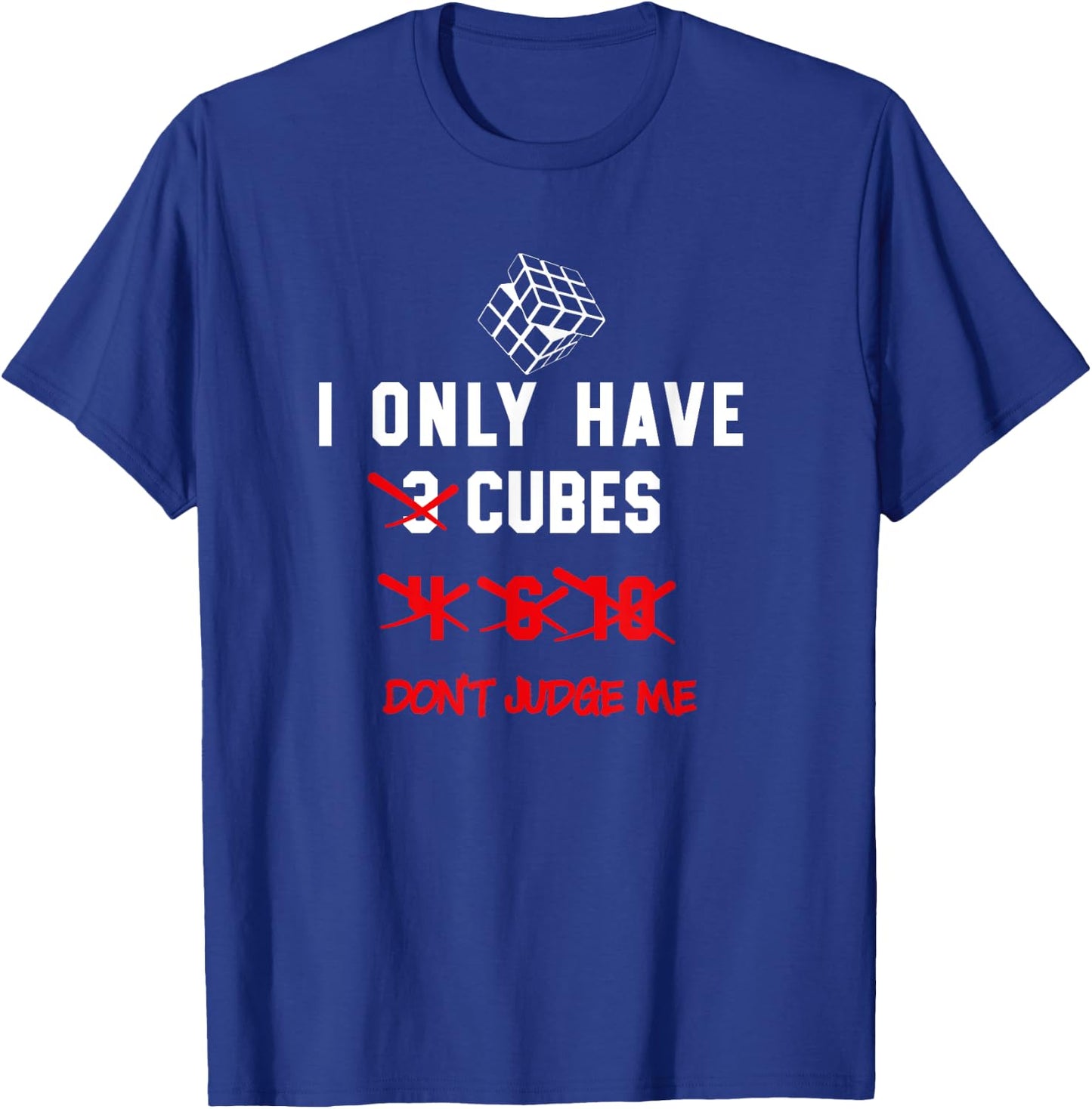 I Only Want Puzzle Cube Funny Speed Cubing Youth Math T-Shirt - T-Shirt | Royal