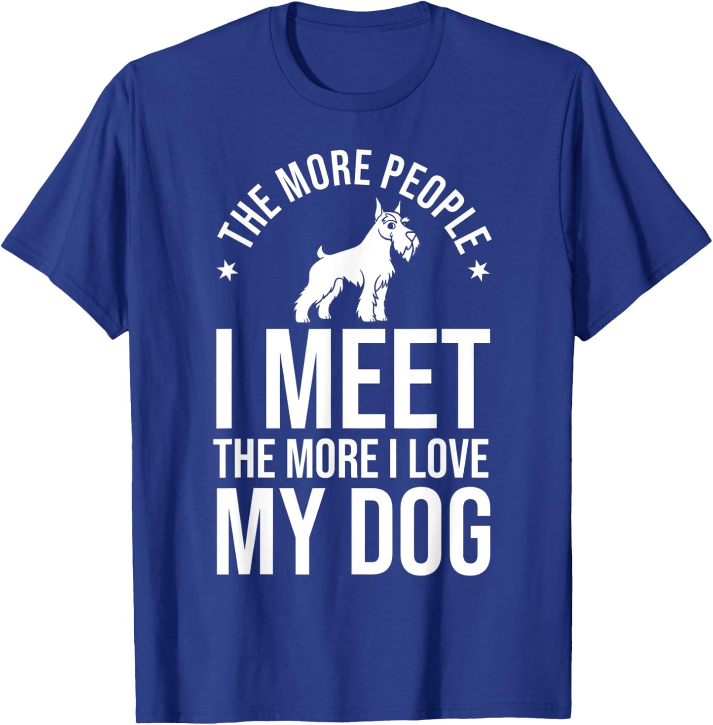 Schnauzer Dog Puppies Owner Lover T-Shirt - T-Shirt | Royal