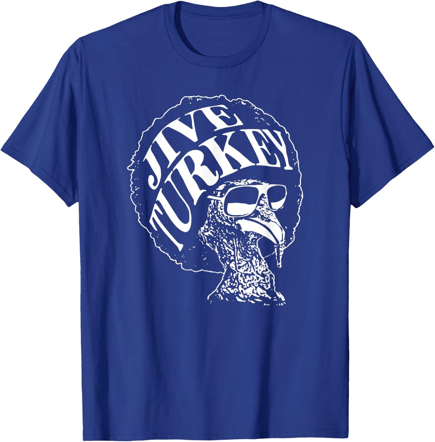 Funny jive thanksgiving cool turkey day retro T-Shirt - T-Shirt | Royal