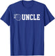 Number One Volleyball Uncle Fathers Day Volleyball Uncle T-Shirt - T-Shirt | Royal