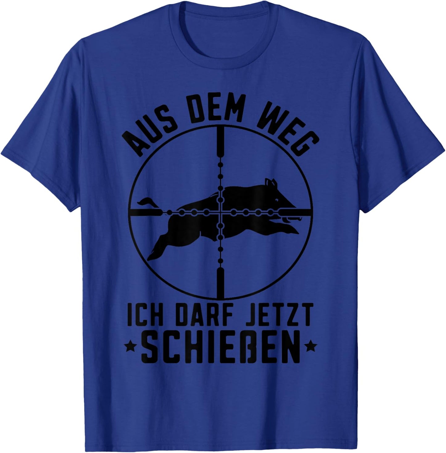 Aus dem Weg Jagdschein bestanden Jäger Jagdprüfung T-Shirt - T-Shirt | Royal