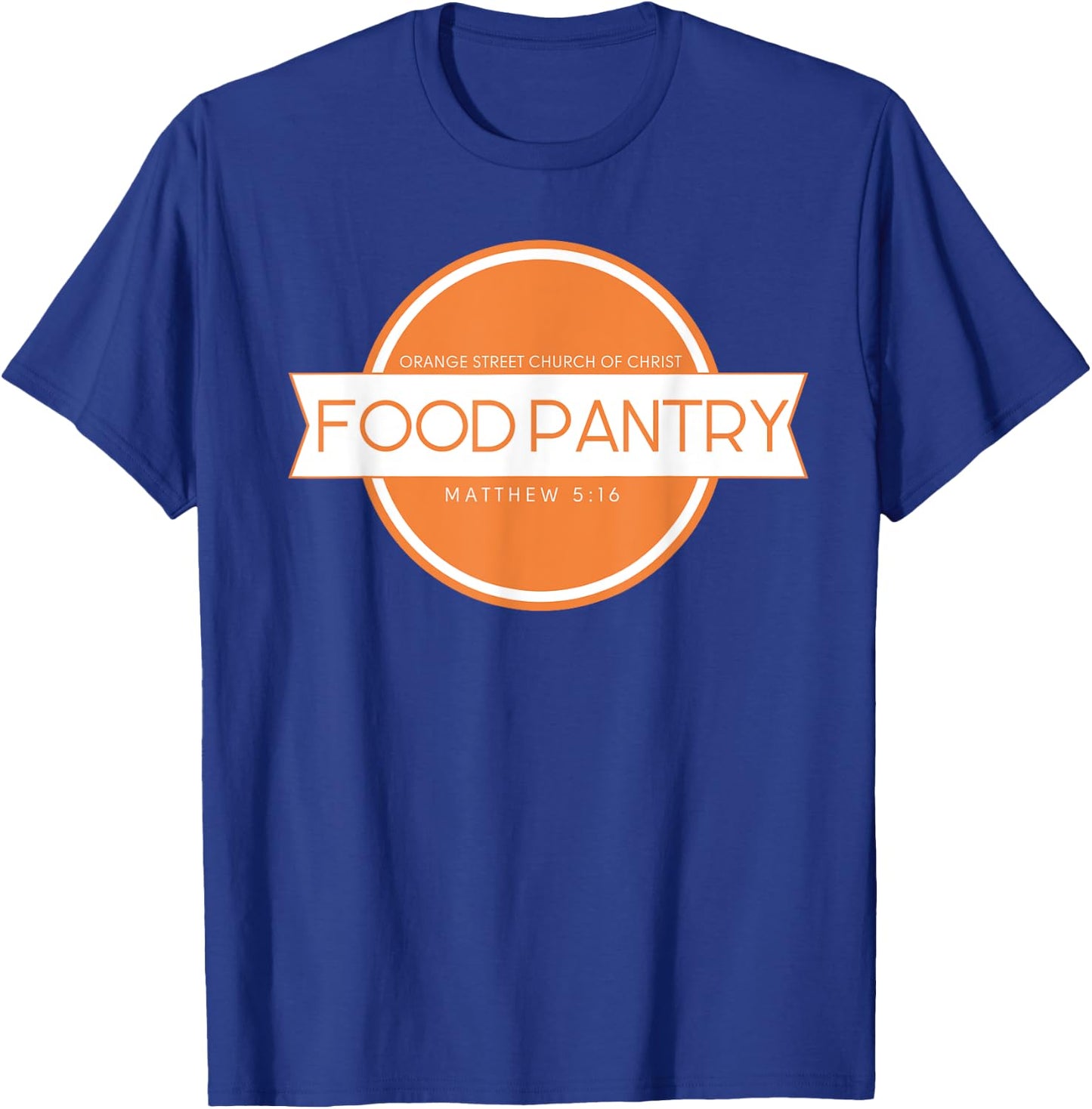 Orange Street Church of Christ Food Pantry T-Shirt - T-Shirt | Royal
