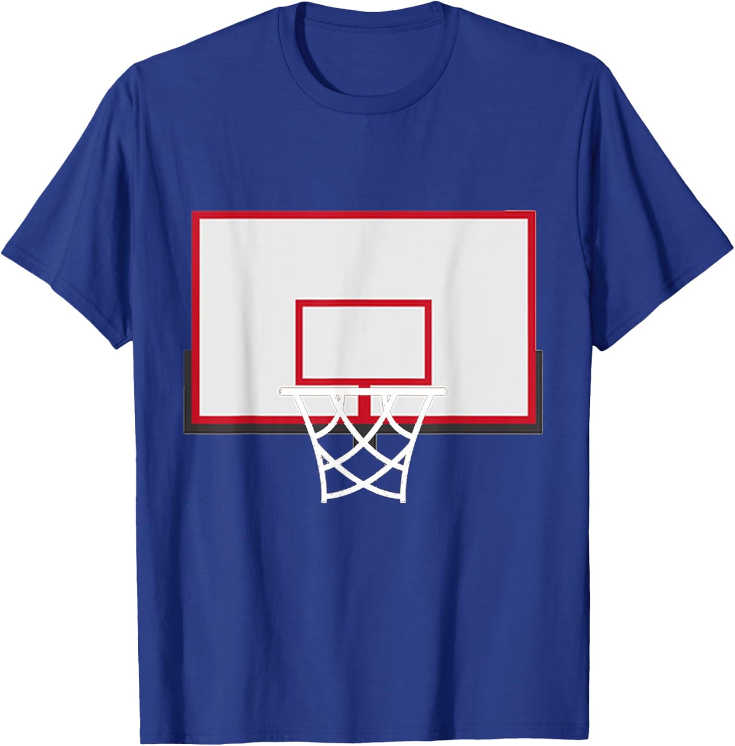 Basketball Backboard With Hoop Costume Shirt Rim Dunks T-Shirt - T-Shirt | Royal