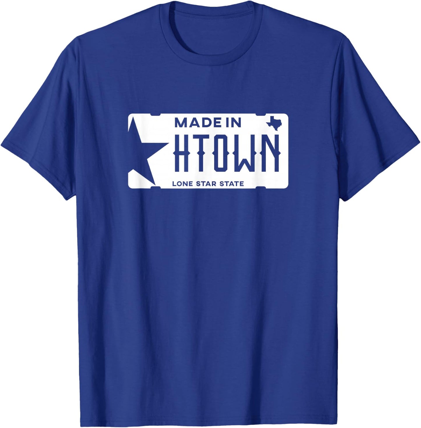 Made in H-Town Born in Houston Texas T-Shirt - T-Shirt | Royal