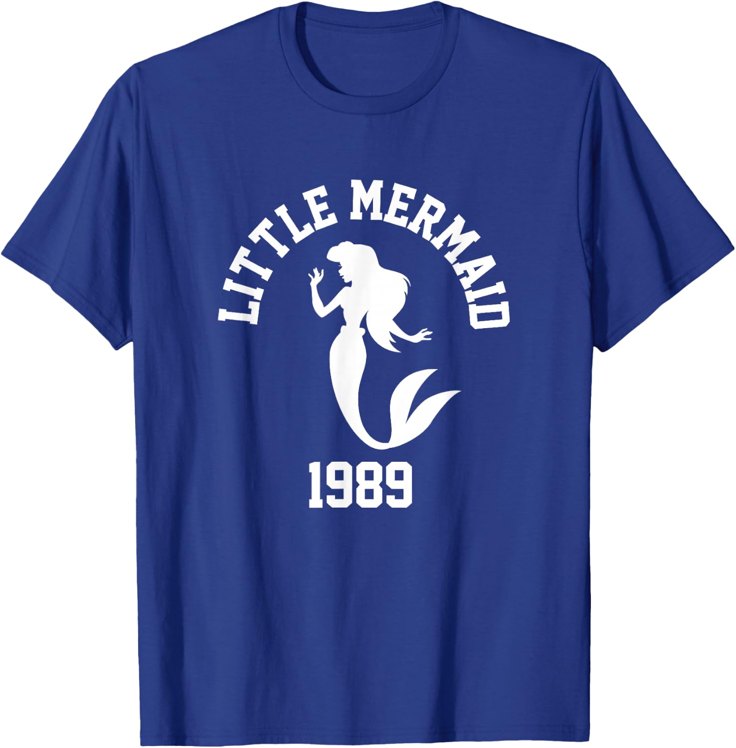 Disney The Little Mermaid Princess Ariel Collegiate 1989 T-Shirt - T-Shirt | Royal