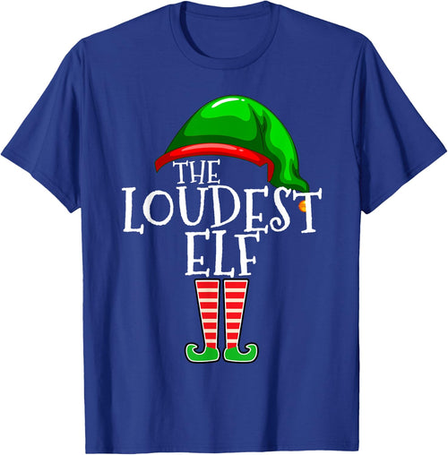 Loudest Elf Group Matching Family Christmas Loud Funny