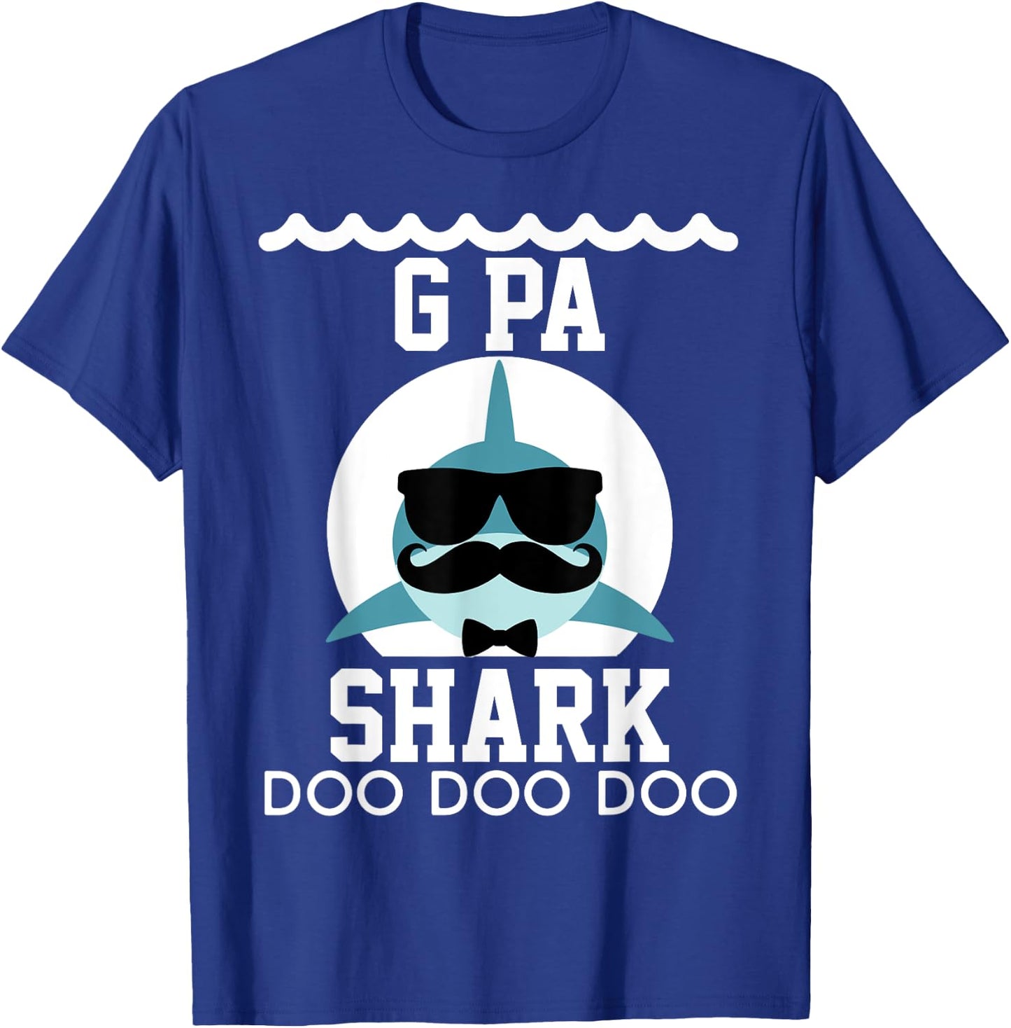 G-Pa Shark shirt Matching Family Shirts Shark T-Shirt - T-Shirt | Royal