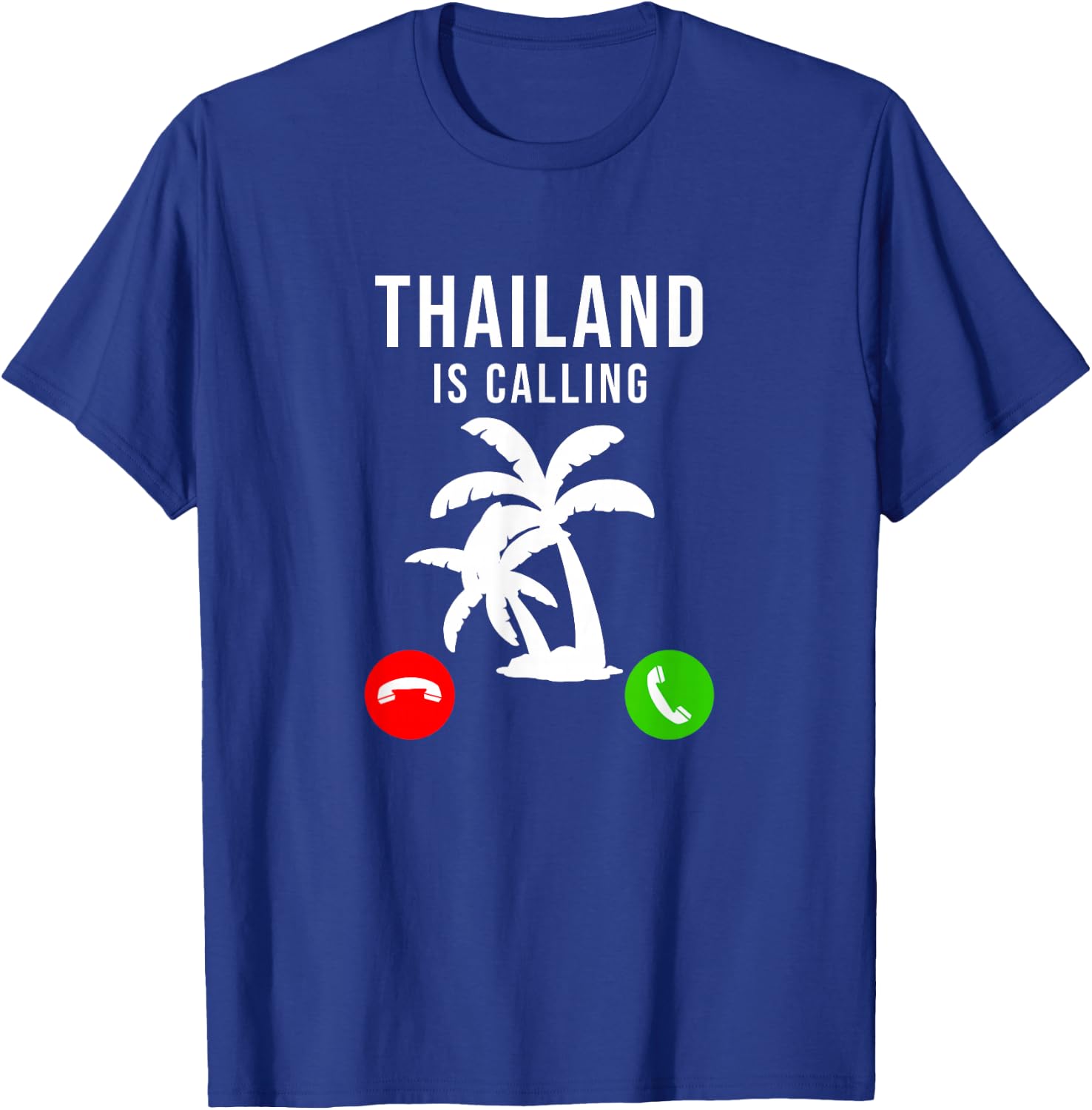 Thailand is Calling Lustiges Urlaubssouvenir Urlaub Thailand T-Shirt - T-Shirt | Royal
