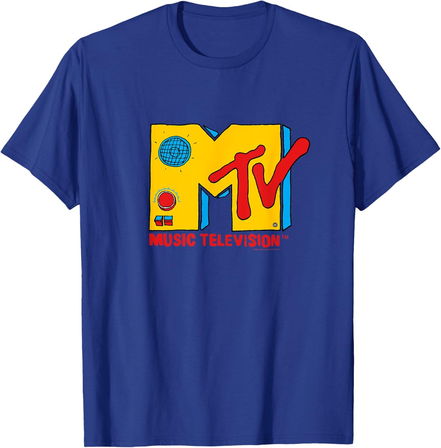 MTV Logo Retro Boombox , black T-Shirt - T-Shirt | Royal