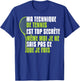 Funny Tennis Technique Is Top Secret , Black, S T-Shirt - T-Shirt | Royal