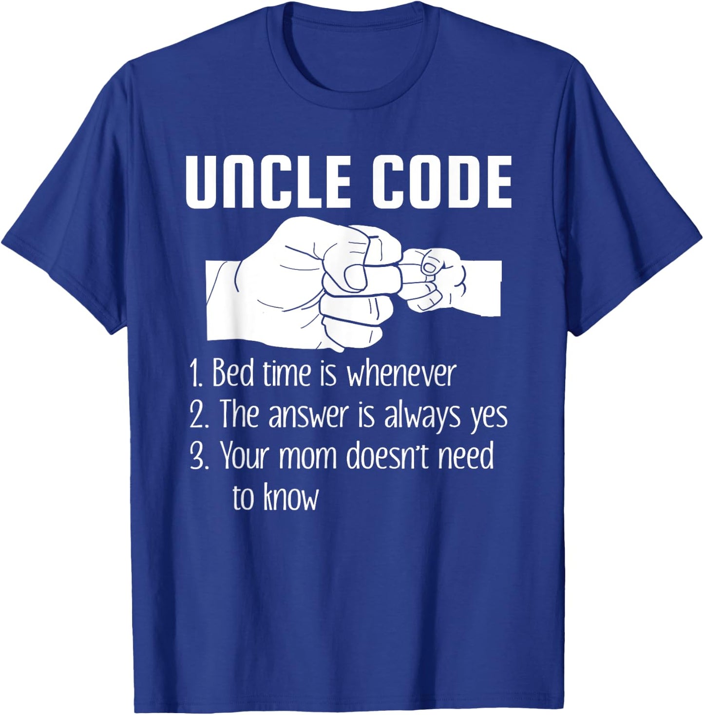 Uncle Code Bedtime is Whenever T-Shirt - T-Shirt | Royal