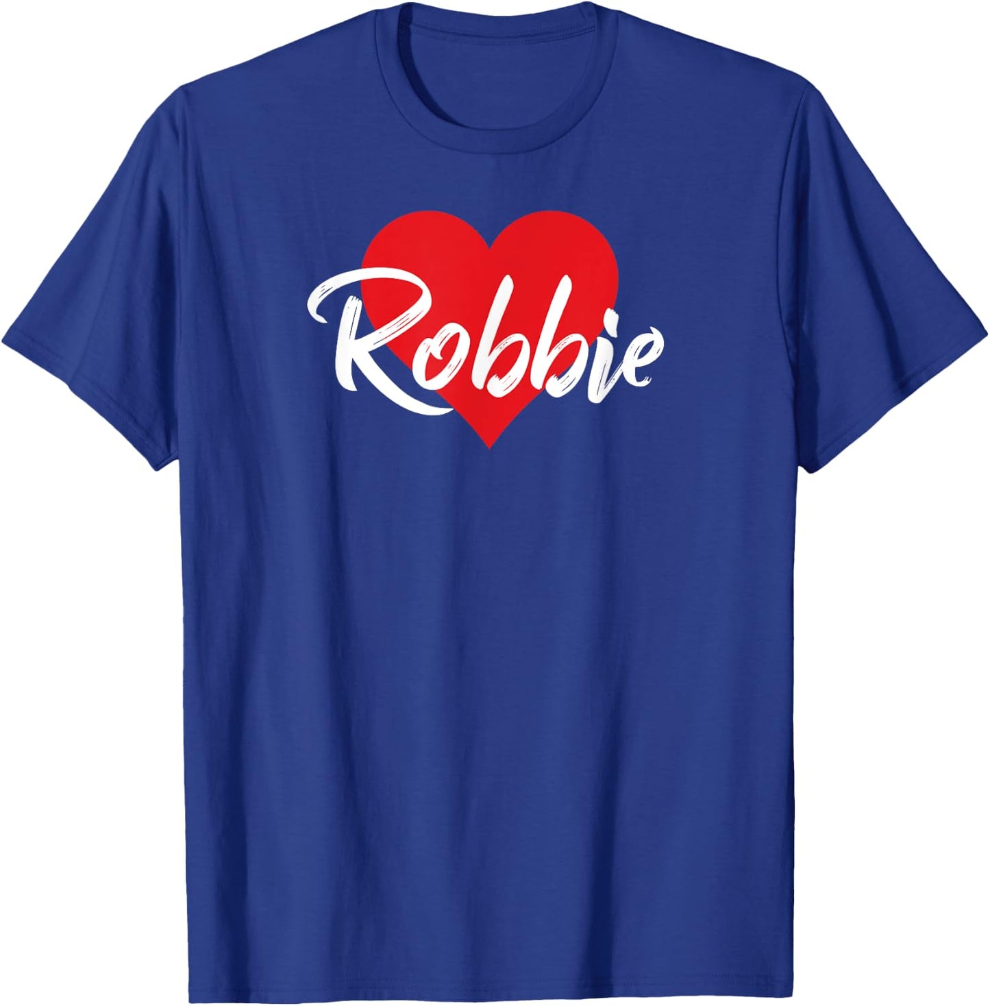 mit Aufschrift I Love Robbie, mit Herz T-Shirt - T-Shirt | Royal