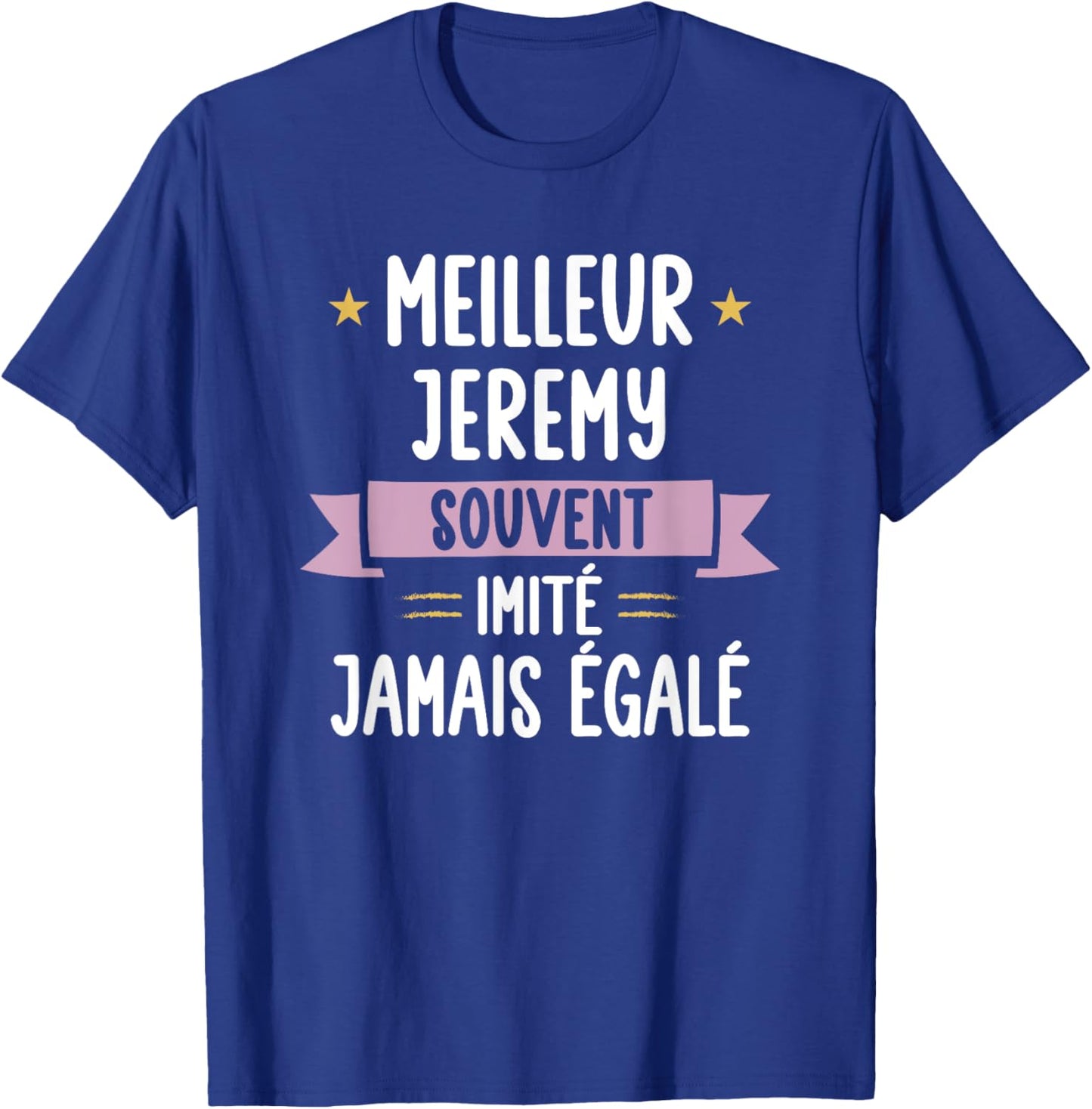 Unique Man Gift Humour Personalised Name Jeremy , Black, S T-Shirt - T-Shirt | Royal