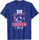 Sie Heiratet Wir Saufen Nur - Junggesellenabschied T-Shirt - T-Shirt | Royal