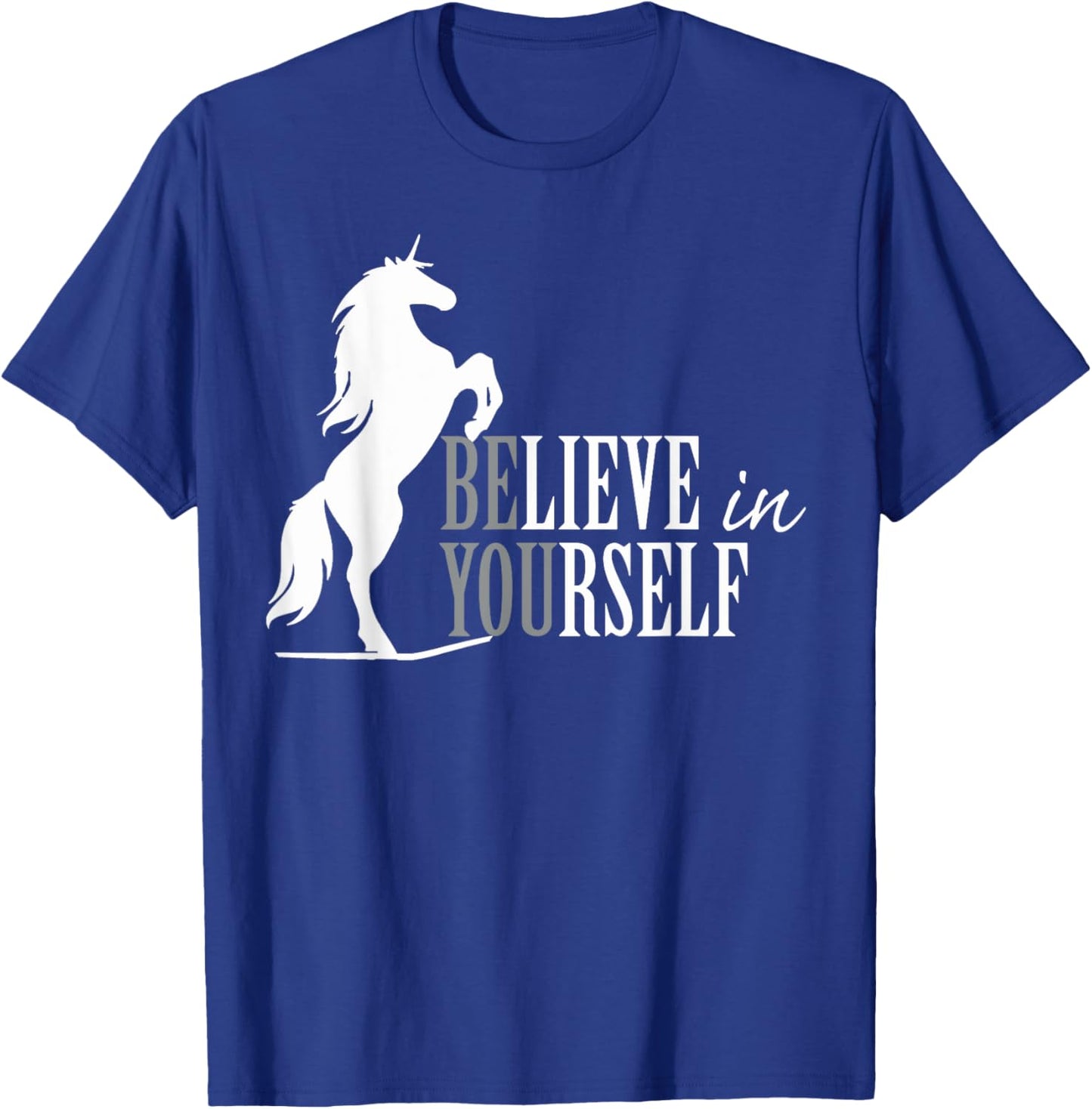 Belive in yourself unicorn T-Shirt - T-Shirt | Royal