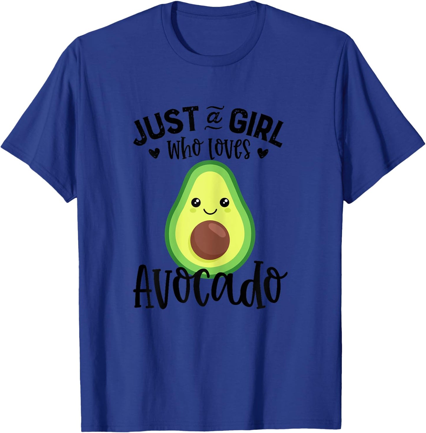 Nur ein Mädchen das Avocado liebt Women Girls Kids , White T-Shirt - T-Shirt | Royal