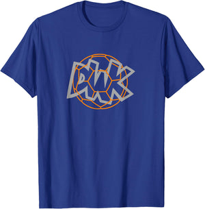 DWK Logo with Football , black T-Shirt - T-Shirt | Royal