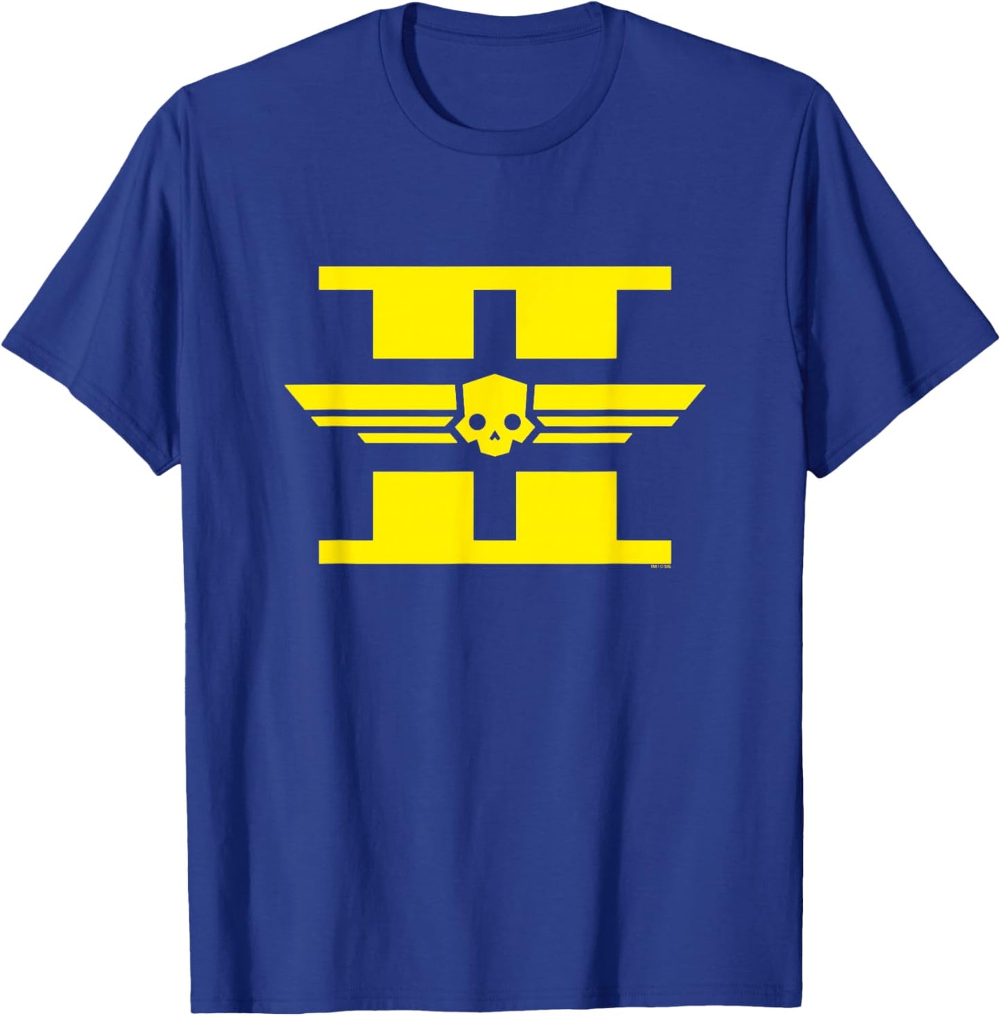 Helldivers 2 Sony PlayStation Video Game Yellow Symbol Logo T-Shirt - T-Shirt | Royal