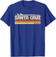 Santa Cruz California USA Surf Retro Paradies T-Shirt - T-Shirt | Royal
