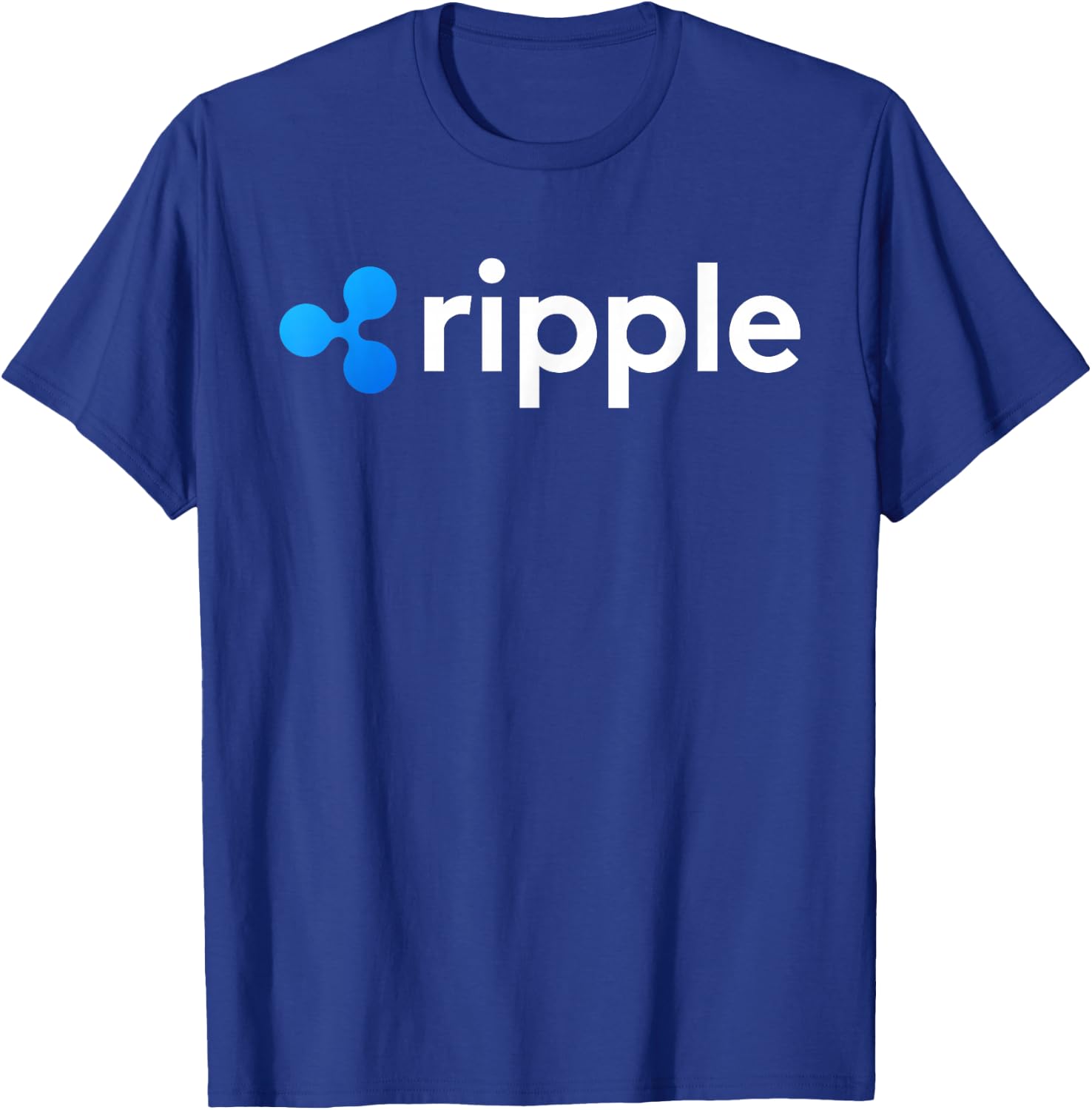 Ripple Logo Crypto XRP Coin Cryptocurrencies T-Shirt - T-Shirt | Royal