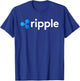 Ripple Logo Crypto XRP Coin Cryptocurrencies T-Shirt - T-Shirt | Royal