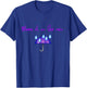Funny Umbrella Blame It on Rain Funny Retro 80s Novelty T-Shirt - T-Shirt | Royal