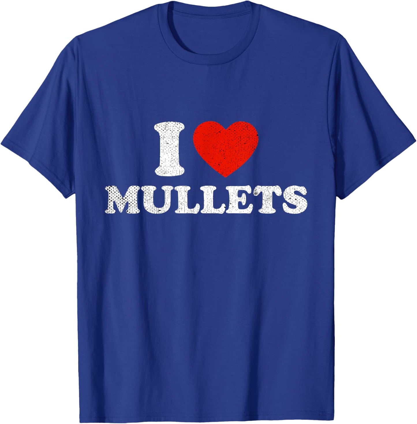Mullet Hairstyle Lovers I Heart Mullets T-Shirt - T-Shirt | Royal