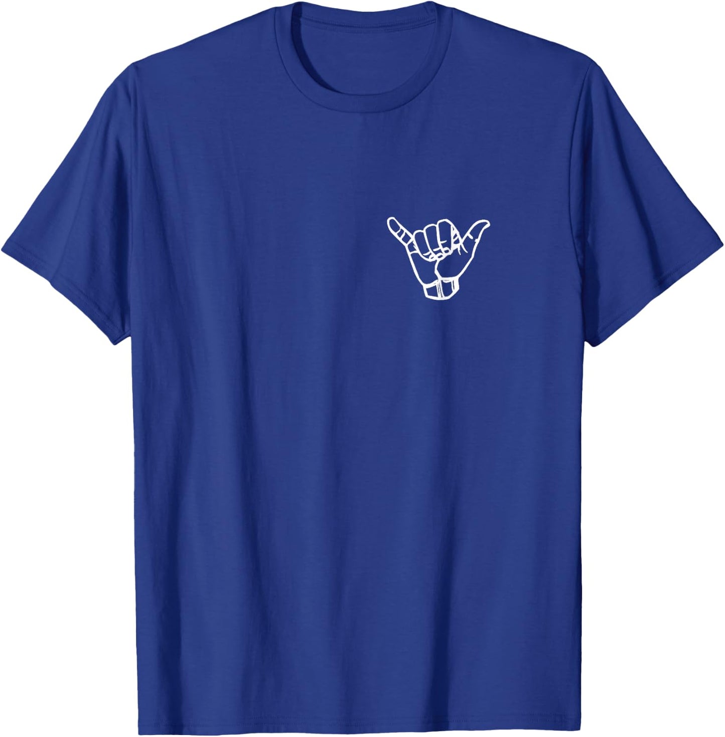 Shaka Surf Sign Cool Vintage Surfer/Surfing Gift T-Shirt - T-Shirt | Royal