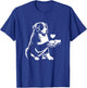 Berner Sennenhund-Liebes-Herz-Grafikdesign T-Shirt - T-Shirt | Royal