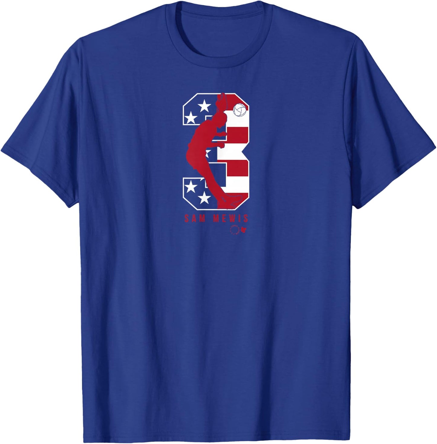 Sam Mewis 3: USWNT Players Association - USA Soccer T-Shirt - T-Shirt | Royal