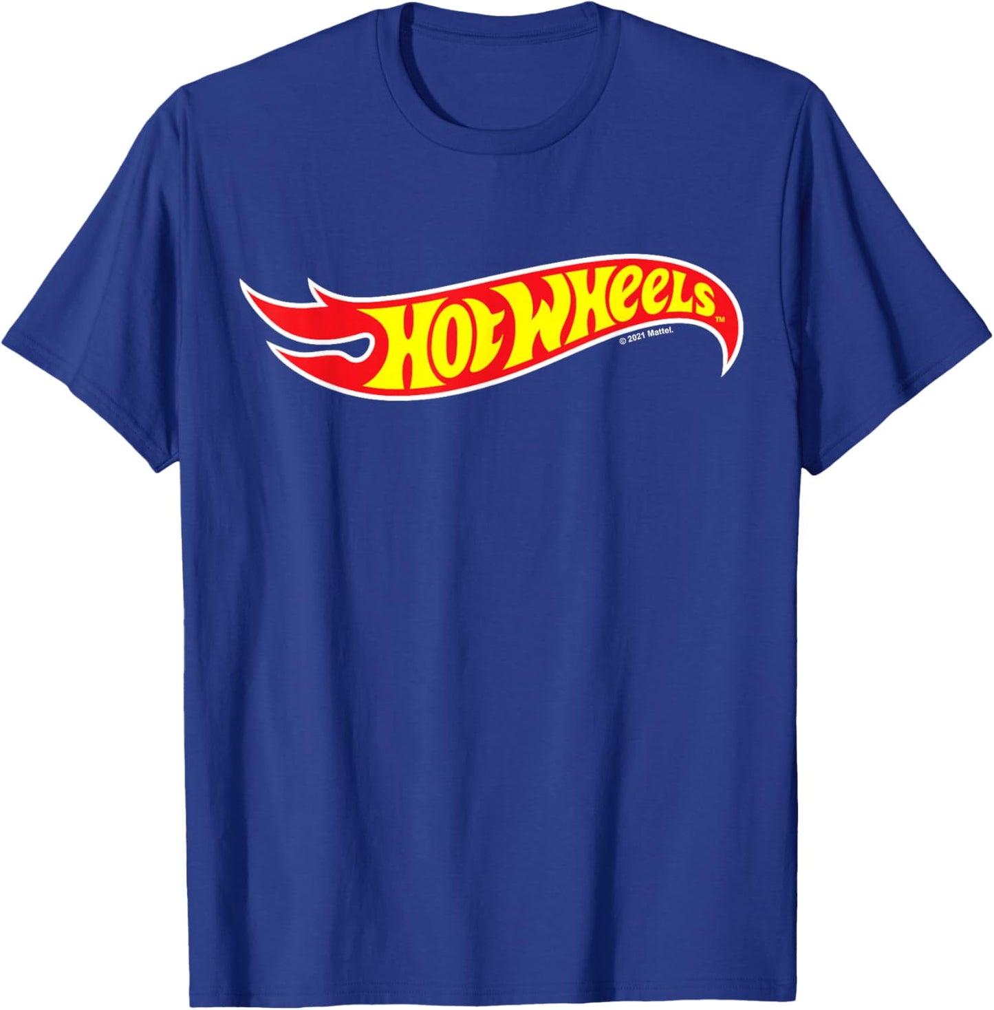 Hot Wheels - Hot Wheels Logo T-Shirt - T-Shirt | Royal