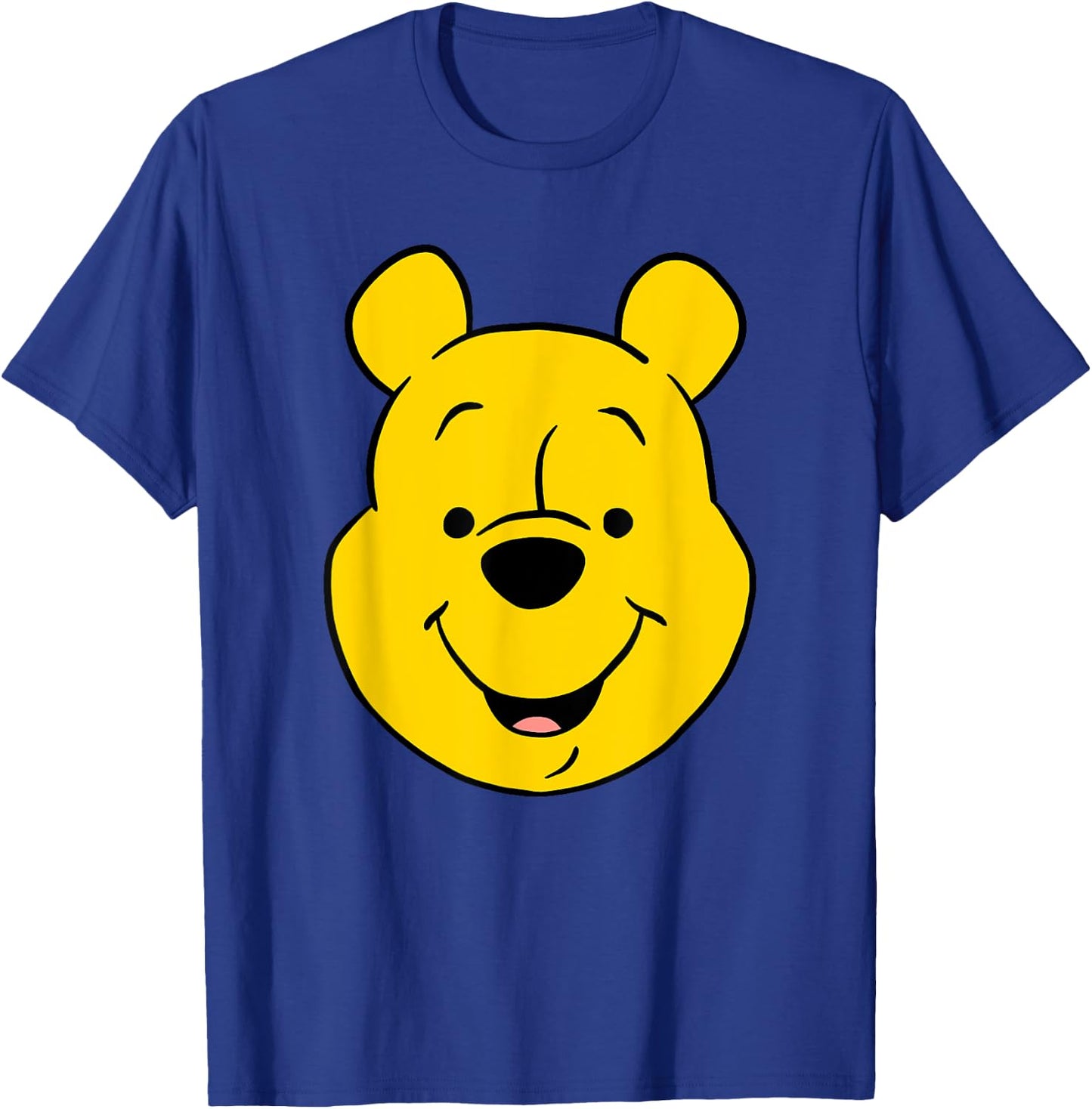 Disney Winnie The Pooh Pooh Bear Large Face , gray T-Shirt - T-Shirt | Royal