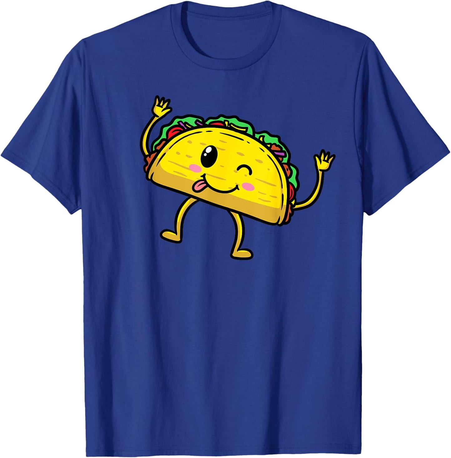 Taco Mexican Food Cinco De Mayo Men Women T-Shirt - T-Shirt | Royal