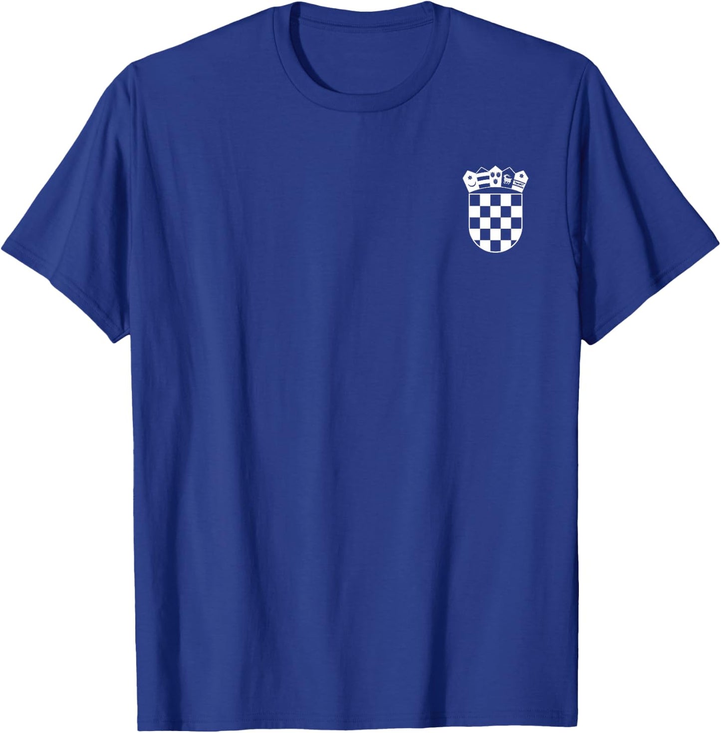 Croatia Coat of Arms Croatia Flag White Chessboard , black T-Shirt - T-Shirt | Royal
