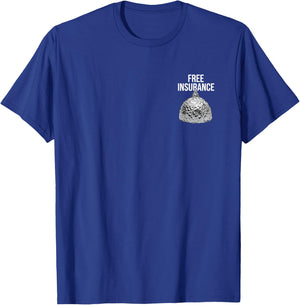 Alu Hut Versicherung T-Shirt - T-Shirt | Royal