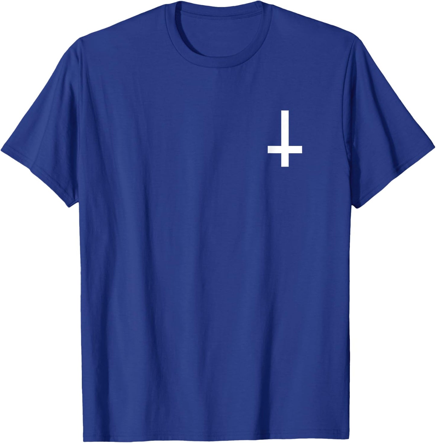 Umgedrehtes Kreuz dezent Atheist Antichrist T-Shirt - T-Shirt | Royal