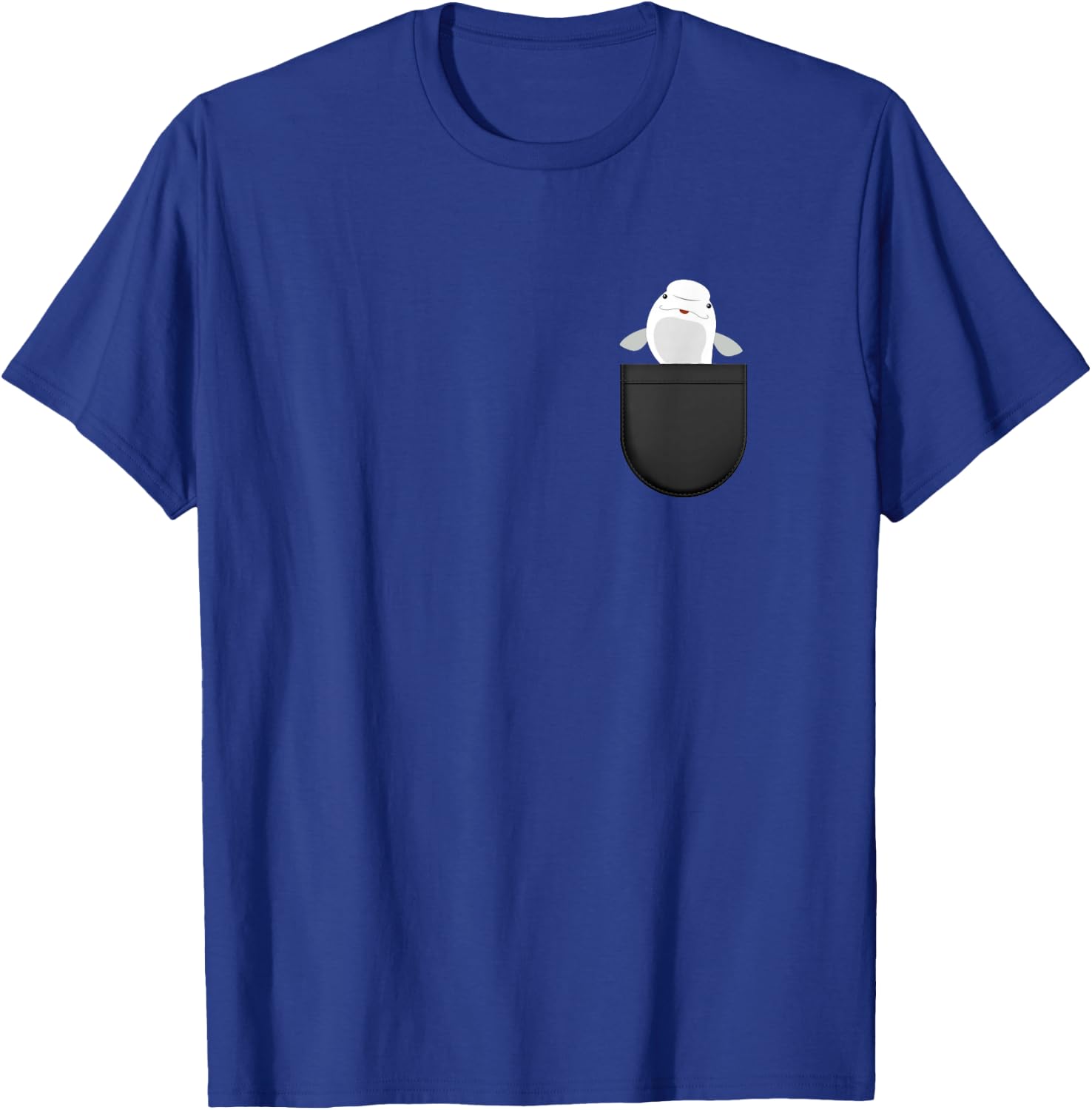 Beluga Whale Pocket Beluga Whale Lover Beluga Whales T-Shirt - T-Shirt | Royal