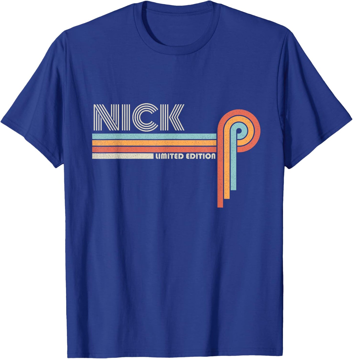 NICK Name Gifts Personalized Funny Retro Vintage Birthday T-Shirt - T-Shirt | Royal