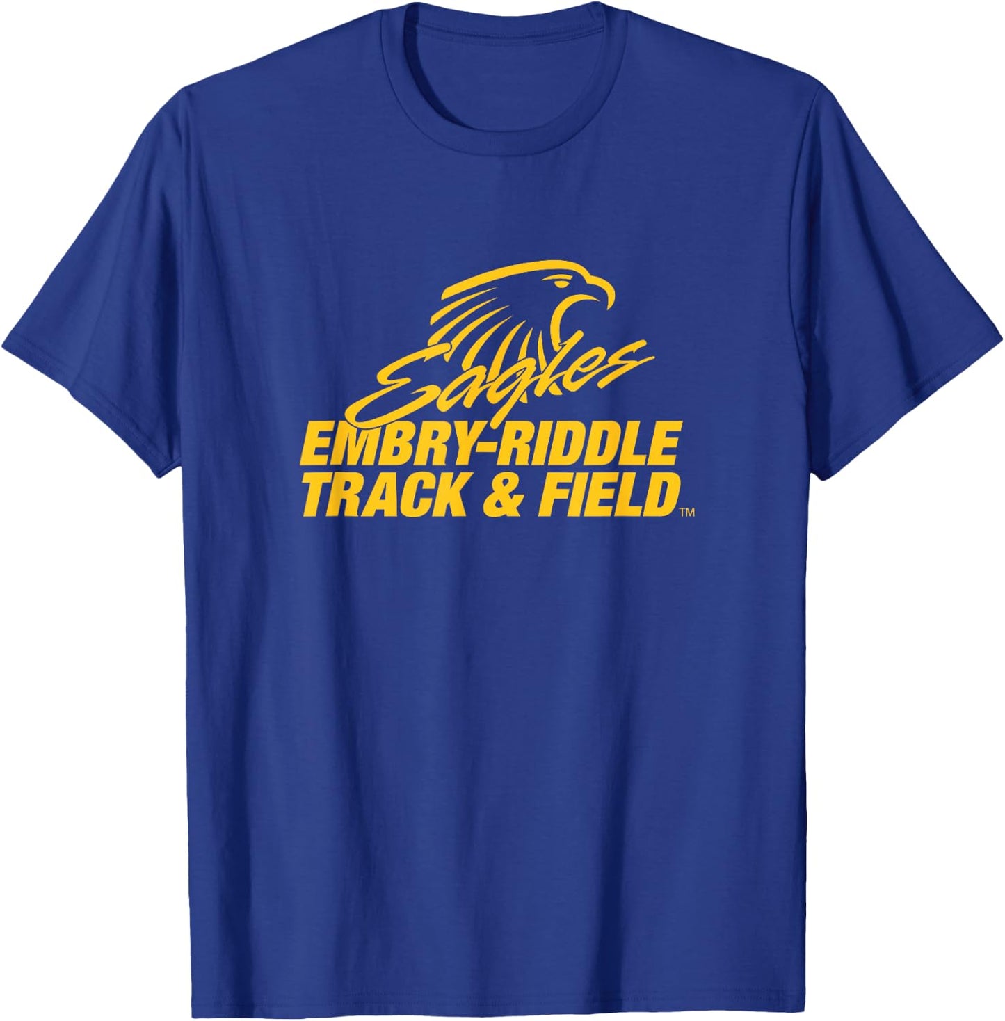 Embry-Riddle Aeronautical Eagles c Sports Fan T-Shirt - T-Shirt | Royal